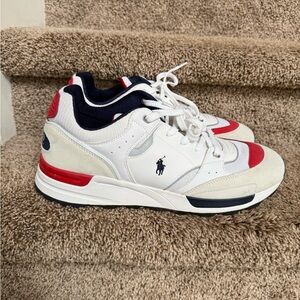 Polo by Ralph Lauren White and Red Men's Sneakers
